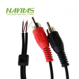 Cable de Audio y Video RCA Personalizado con Conectores Phono para Sistemas AV - Product Image 6