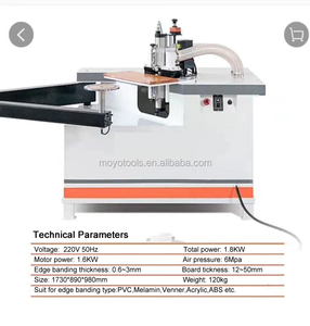 קצה עץ מכונת גוזם pvc abs פאב מלמין רצועה קצה meline - Product Image 3
