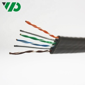 Cableado Doméstico Personalizado, Cable Ethernet Plano Cat 5e <span class=keywords><strong>de</strong></span> Alta Velocidad, 8 Hilos, 2 Hilos <span class=keywords><strong>de</strong></span> Acero Sin Blindaje - Product Image 5