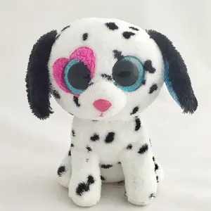 Wholesale mini japanese spitz boo the black spot stuffed plush barking dog toy