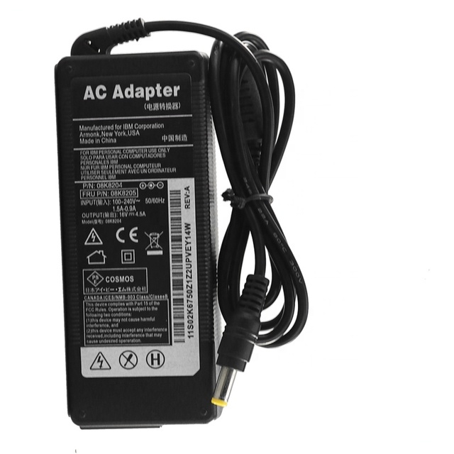 16V 4.5A 72W Universal DC AC Adapter Laptop Charger Replacement for IBM Thinkpad T20/T21/T22-T42/X20-X22