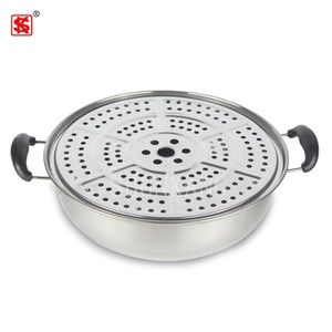 出售高品质不锈钢蒸锅，带烹饪篮和电木手柄蒸汽炊具套装 - Product Image 2