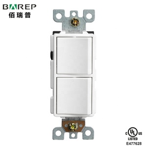 BAREP-Interruptor de pared para luces LED, interruptor de luz regulable, eléctrico, americano, UL, EE. UU., para luces LED - Product Image 1
