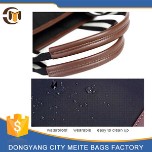 Bolsa de pañales <span class=keywords><strong>para</strong></span> cambiar pañales de momia de tela de nailon multifuncional con estilo - Product Image 6