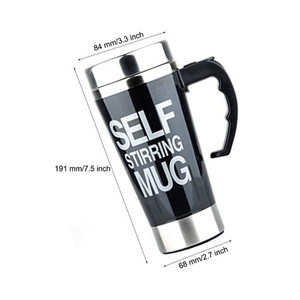 <span class=keywords><strong>Promo</strong></span> 500ml selbst rührende Kaffeetasse aus Edelstahl mit Griff - Product Image 5