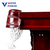 37 ans d'usine Superpower vente en gros pleine grandeur 12ft 10ft pyramide table de billard russe pour les clubs