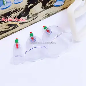 Китайская медицина здоровье пластиковый вакуумный массаж hijama Набор банок 18 чашек Набор банок