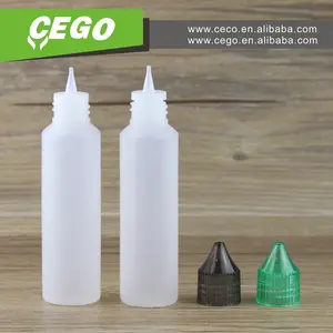 Оптовая Юникорн бутылка 30 мл 15 мл 10 мл пластиковая ручка форма флакон-капельница PE электронной жидкости