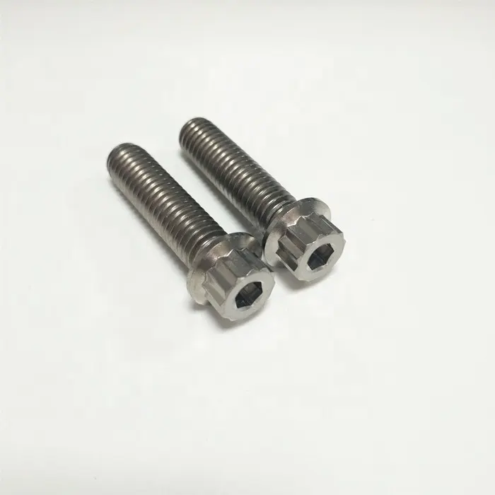 5/16"-18 X 1-1/4" Titanium 12 point socket head bolts