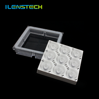 Lentille pcb led 24 degrés, gamme 3x3, mise au point du point, affichage pcb