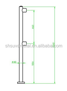 Rails de garde-corps de tube en acier chromé, balustrade de contrôle de graiseur tubulaire, pour automobile - Product Image 4