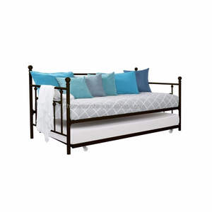 Easy — lit de jour en métal avec caddie, lit traditionnel en Bronze enroulé, couchage de chambre à coucher - Product Image 6