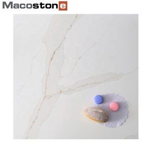 Giá Sàn Đá Thạch Anh Vàng Calacatta Trắng 2Cm/3Cm Tại Thị Trường Anh Cho Mặt Bàn Trang Điểm Vàng Calacatta - Product Image 1