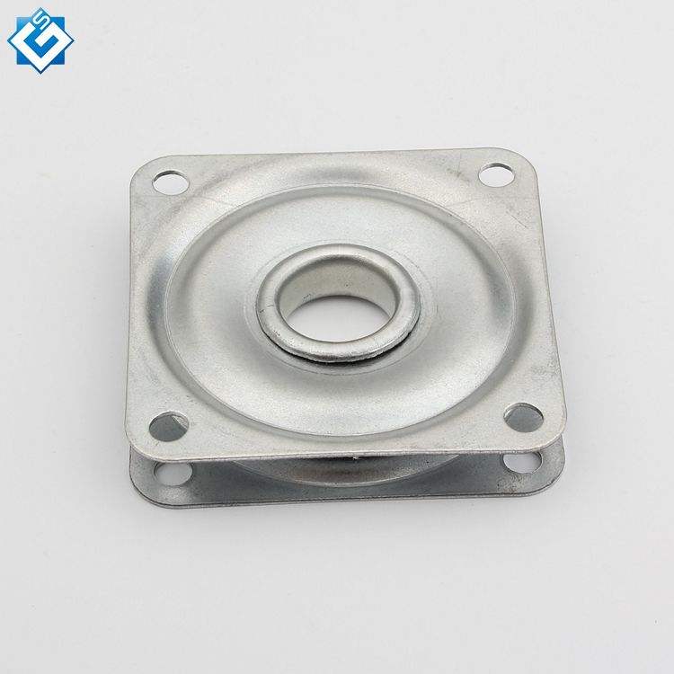 Cuscinetto Metallico Piatto Girevole 360° Con - Per Sedie E Espositori Supporto Rotante Metallo - Foto 8