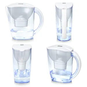Hot Selling BPA Free 3.5L Alkaline Water Pitcher Portable Activated Carbon <strong>Kettle</strong> 1 <strong>Filter</strong> Shell Manual Power Source for - Product Image 4