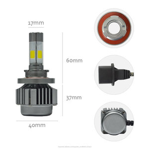 Venta caliente LED faro V8 H13 Hight luz 4000LM 6500 K color <span class=keywords><strong>blanco</strong></span> LED motocicleta 9008 coche LED luz <span class=keywords><strong>Mercedes</strong></span> faros - Product Image 5