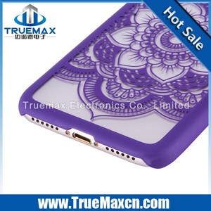 Fábrica al por mayor para el iphone 7 Caja Del Teléfono En Relieve Hollow <span class=keywords><strong>Stramonium</strong></span> PC, para el iphone 7 Caso - Product Image 5