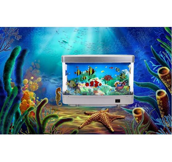 Lampe D'ambiance Pour Aquarium, Veilleuse, Paysage Tropical Artificiel