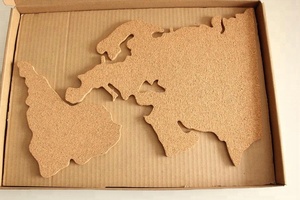 Mappa del <span class=keywords><strong>Mondo</strong></span> in Sughero 2024, Bacheca Autoadesiva Decorativa per <span class=keywords><strong>Casa</strong></span>, Ufficio, Scuole - Product Image 4