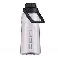 Bouteille d'eau en plastique pour sportif, 2000ml, contenant avec Logo personnalisé, sans BPA, gourde pour sportifs, course à pied