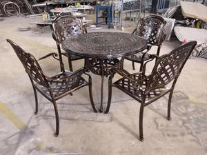 Al aire libre muebles de jardín de hierro fundido <span class=keywords><strong>bistro</strong></span> mesa y silla - Product Image 6
