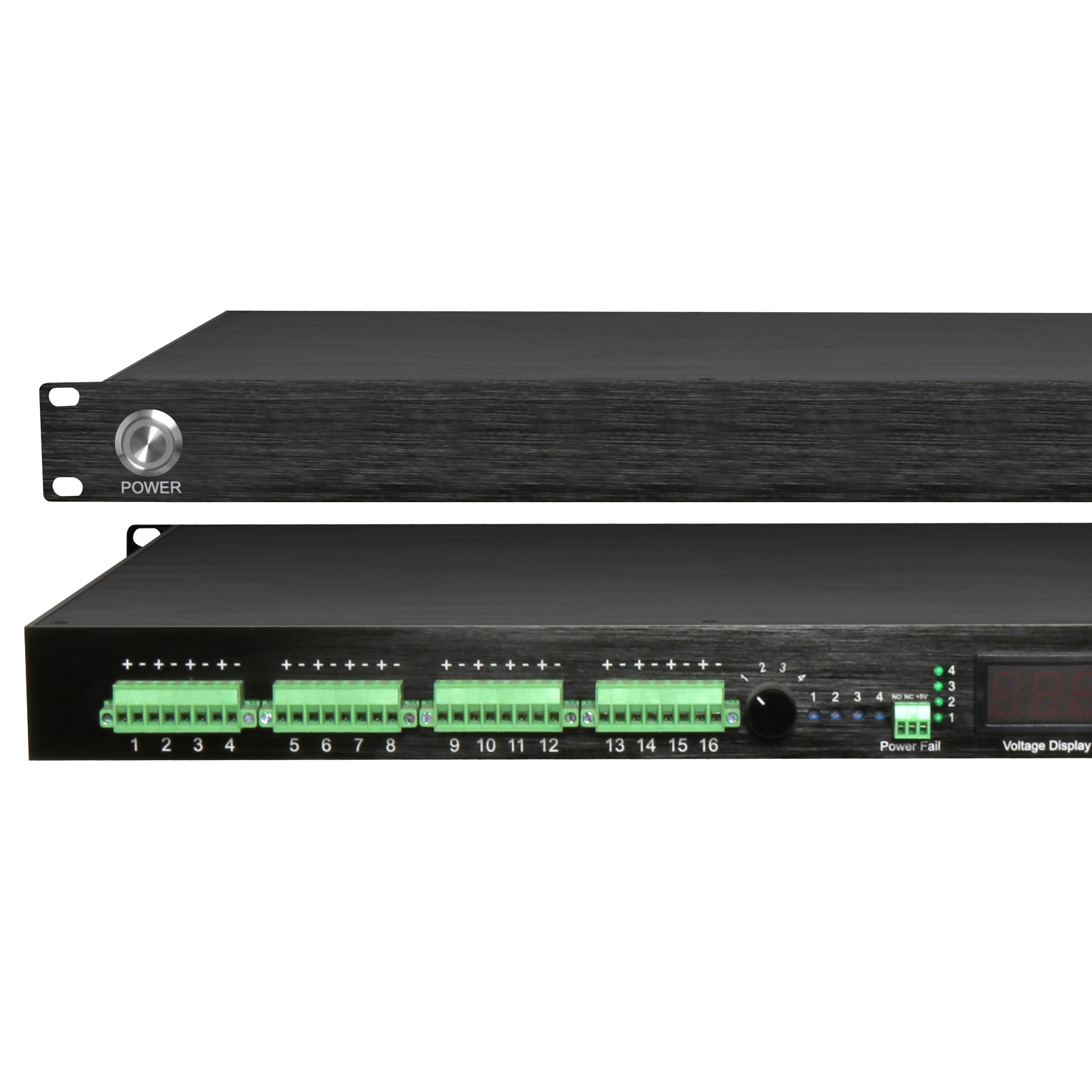 Блок питания постоянного тока для монтажа в стойку, 16 каналов, источник питания cctv, 12 В, 50 А