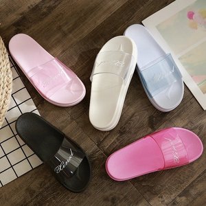 2021 Latest Design <strong>Women</strong> Summer slippers Custom logo Lady Branded Eva Flat <strong>Jelly</strong> Slide <strong>Sandals</strong> - Product Image 2