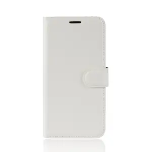 YEXIANG Litchi Grain PU Leather Flip Cover Case For LG X power