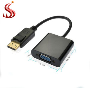 Alta calidad 1,3 versión Mini Micro <span class=keywords><strong>Displayport</strong></span> a Vga convertidor <span class=keywords><strong>Cable</strong></span> <span class=keywords><strong>Displayport</strong></span> a Vga adaptador Mini Dp a Vga - Product Image 1