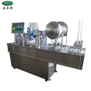 Mineral Water Cup Filling Machine Plastic Beverage Automatic Pneumatic Free Spare Parts 2 Years Paper Online Support