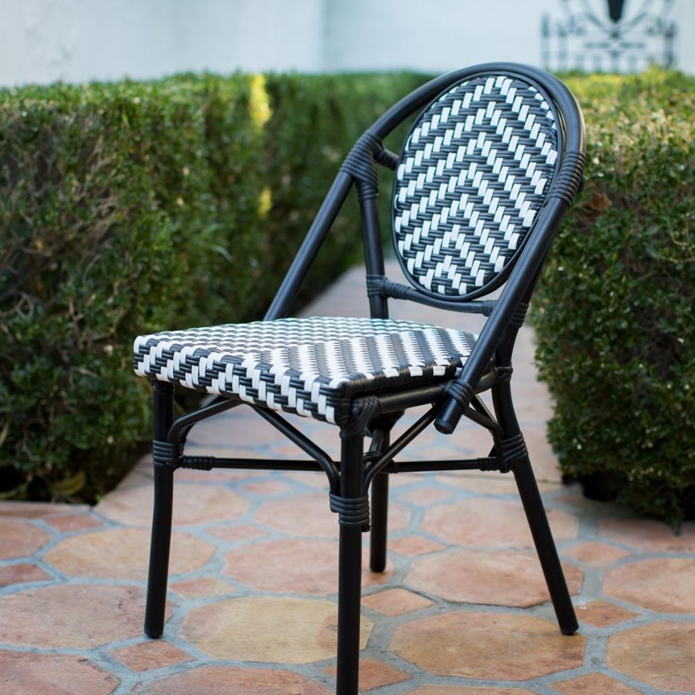 Wicker patio furniture sets outdoor rattan cafe dinnning table restaurant
