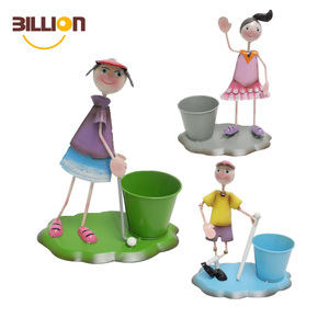 <span class=keywords><strong>Tennis</strong></span> Garçon de <span class=keywords><strong>Bande</strong></span> <span class=keywords><strong>Dessinée</strong></span> Pots De Fleurs Jardinières En Métal Pour Vente - Product Image 2