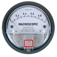 Manomètre de pression différentielle micro de haute précision Shelok pour la climatisation, conception magnétique sans friction