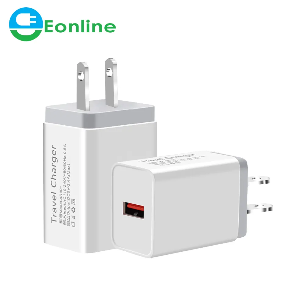 5V 2.4A USB FAST Charger for Samsung A50 A30 iPhone 7 8 Huawei P20 Tablet Fast Wall Charger US EU Plug Adapte