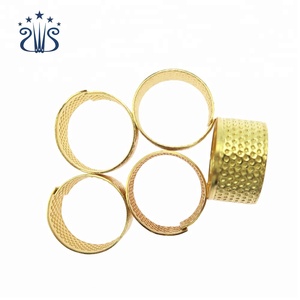 Herramienta <span class=keywords><strong>de</strong></span> costura para <span class=keywords><strong>el</strong></span> hogar, <span class=keywords><strong>dedal</strong></span> <span class=keywords><strong>de</strong></span> cobre dorado a la venta - Product Image 6