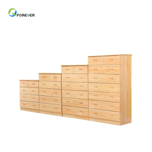 Commodes de rangement en bois simples et modernes pour enfants, coffre de rangement pour vêtements - Product Image 2