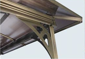 De Aluminio al aire libre Gazebo 3x3 m Gran Jardín Patio Toldo Dosel Techo Shade Nueva - Product Image 3