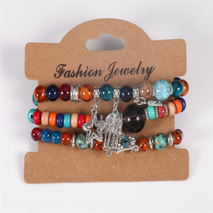 Braccialetto con Charm Mano di <span class=keywords><strong>Fatima</strong></span> in Lega di Zinco, Gioielli alla Moda Senza Nichel - Product Image 5