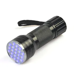 用于宠物尿液和污渍检测的 395 nm UV Blacklight torch 21 led