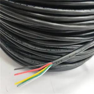 Cabo de condutor 2464 v revestido de pvc, cabo revestido de multi condutor de fio 18awg awm 300