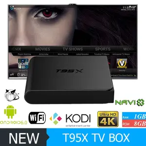 Nueva marca android 6.0 malvavisco tv box 1 gb 8 gb quad core media caja iptv árabe tv