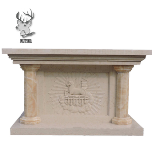 Nouveau design Grand autel en marbre blanc avec colonnes à vendre - Product Image 6