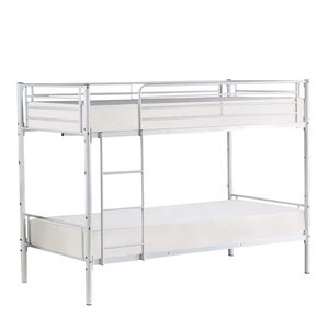 <strong>Black</strong> Metal Bunk <strong>Beds</strong> Frame 2x3FT <strong>Single</strong> <strong>Bed</strong> for Kids Children and Adults - Product Image 2