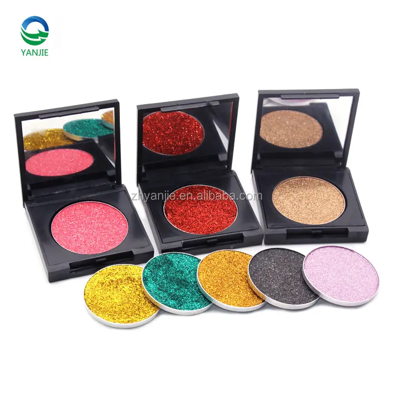 Private Label Make Up Cosmetics no brand wholesale makeup Pressed Glitter Eyeshadow