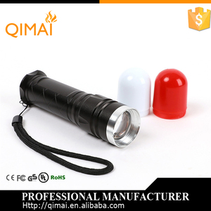 <span class=keywords><strong>10</strong></span> vatios defensa linterna recargable de aluminio Seguridad Policía linterna LED - Product Image 1