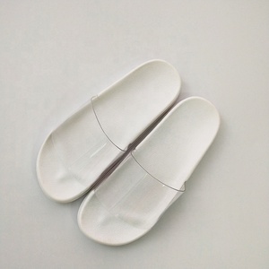 Sandalias Blancas Personalizadas al por Mayor, Pantuflas para Hombre y Mujer, Diseño con Logotipo Impreso, Impermeables, Antideslizantes, Chanclas Transparentes - Product Image 1