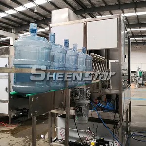 Full automatic 5 gallon bottle filling machinery for drinking water