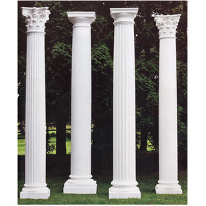 2024 nhà máy bán hàng không thấm nước ngoài trời bền sợi thủy tinh trang trí cột - Product Image 4