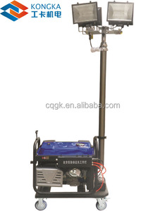 Torre de luz 3kw gasolina generador con 4 luces construcción torre de luz - Product Image 1