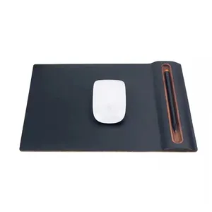 Özel Collins lüks doğal ceviz ahşap Mouse Pad ofis yaratıcı ahşap fare Mat